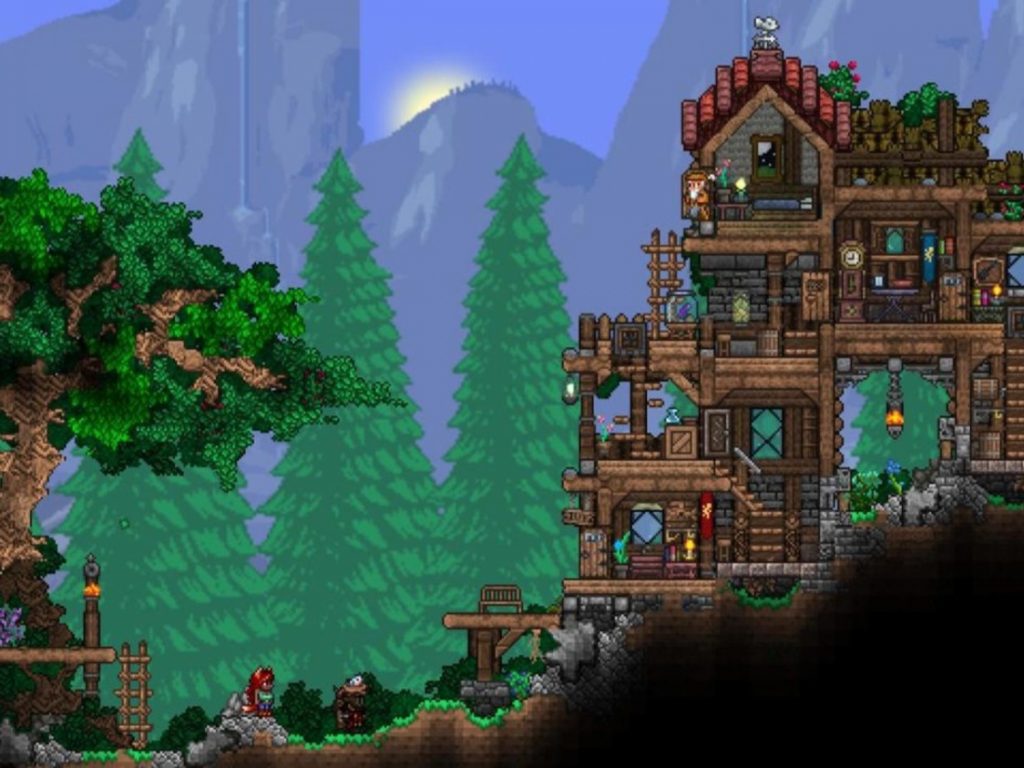 Terraria diseño de juegos retro