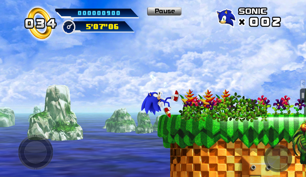 Il gameplay di Sonic the Hedgehog 4