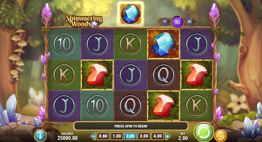 Bobina di slot Shimmering Woods