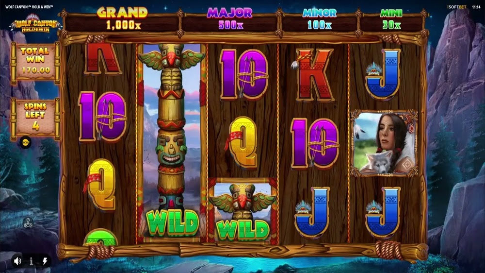 How to play Wolf Canyon slot
