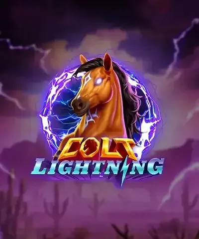 Logotipo de la tragamonedas Colt Lightning