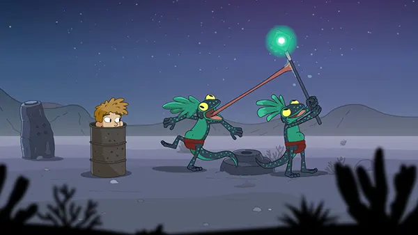 Cartoon forest adventure